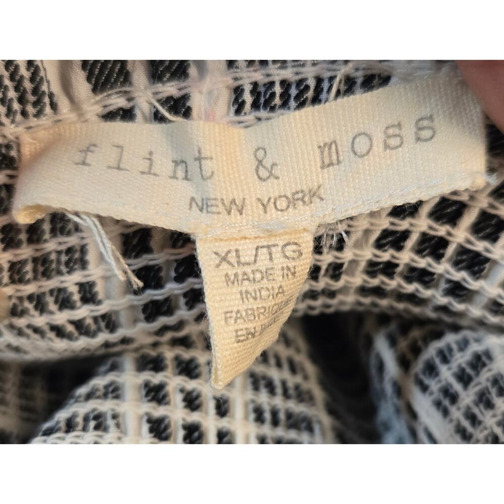 Flint & Moss New York Womens Maxi Skirt White & Black Stripes Boho Chic Size XL - Picture 5 of 5